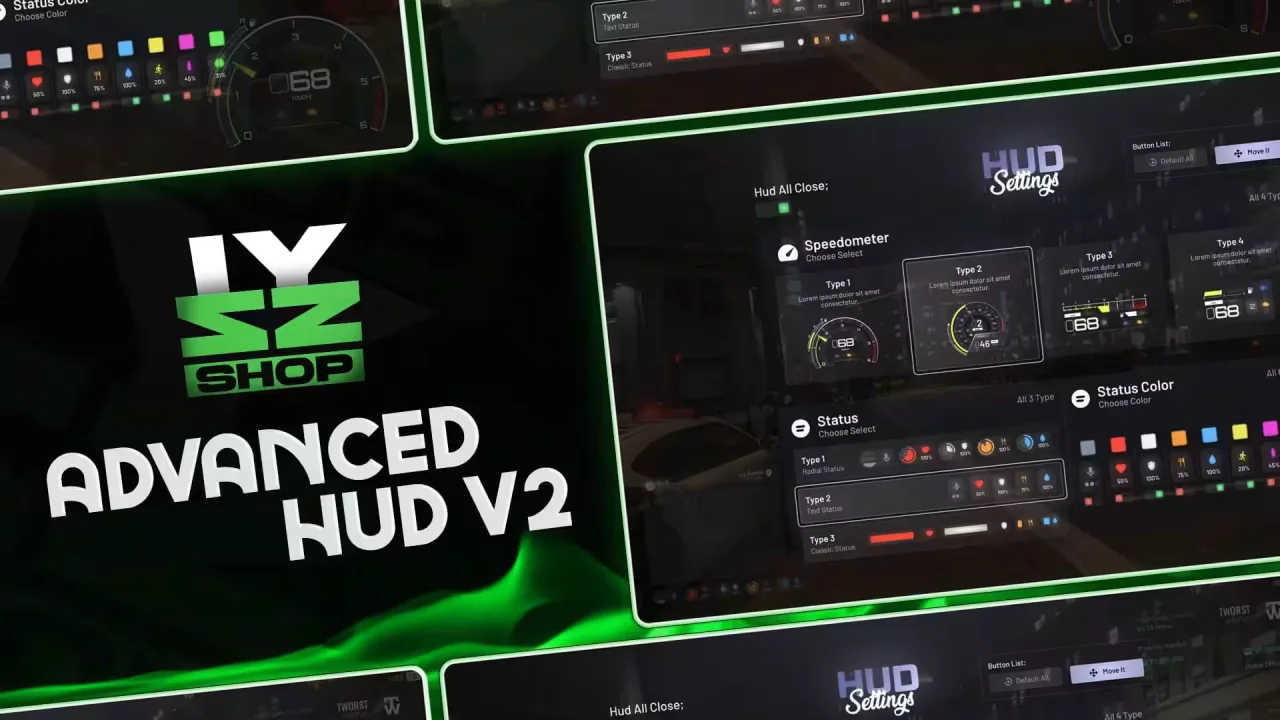 FREE Advanced HUD Izzy V7