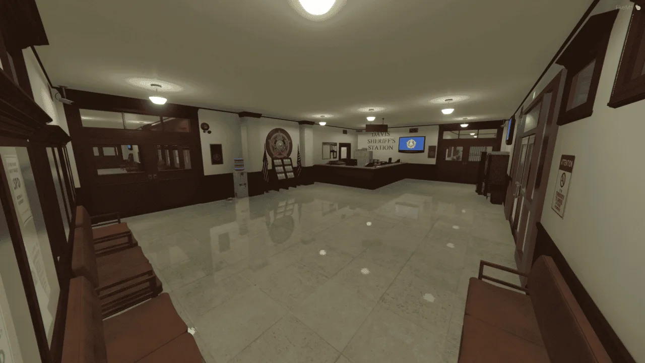 [MLO] Davis Sheriff Station Gta 5 Interior + LSPD Theme for FiveM, altV and RageMP — screenshot 2
