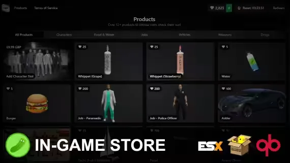 FREE Ingame Tebex Store